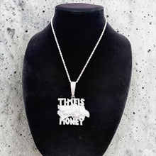 Load image into Gallery viewer, Time Is Money Iced Out Hip Hop Chain Pendant Necklace for Men and Women