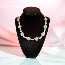 Load image into Gallery viewer, Rose Blossom Iced Link (18”)