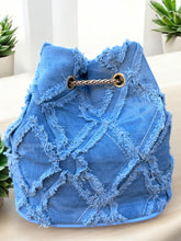 Load image into Gallery viewer, Denim Bucket Patch  Bag
