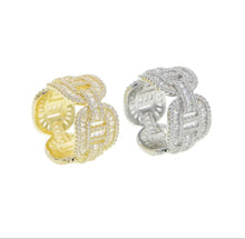 Load image into Gallery viewer, Eternity Cubic Zirconia Iced Out Ring

