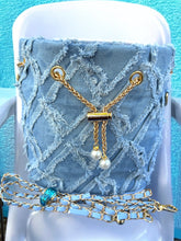 Load image into Gallery viewer, Denim Bucket Patch  Bag
