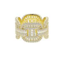 Load image into Gallery viewer, Eternity Cubic Zirconia Iced Out Ring

