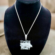 Load image into Gallery viewer, Time Is Money Iced Out Hip Hop Chain Pendant Necklace for Men and Women
