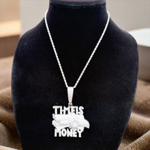 Load image into Gallery viewer, Time Is Money Iced Out Hip Hop Chain Pendant Necklace for Men and Women
