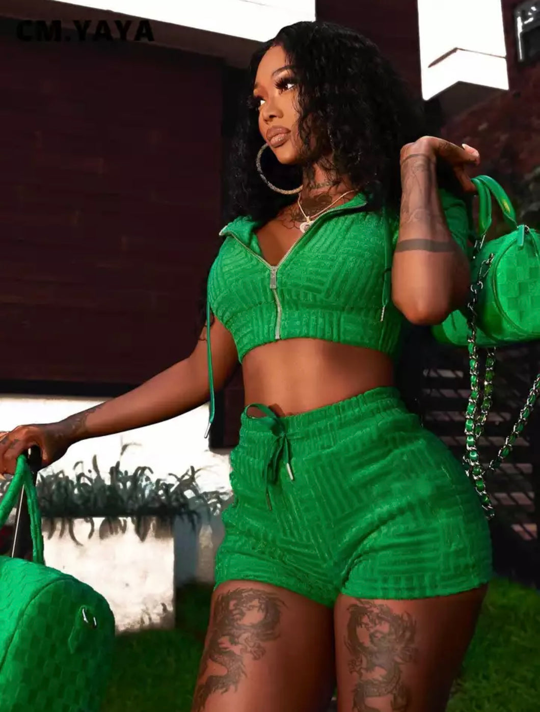 2 Piece Sporty Short Set