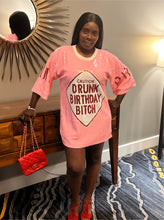 Load image into Gallery viewer, Drunk Birthday Shirt Dress
