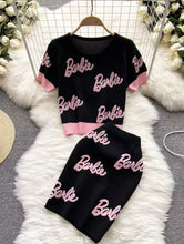 Load image into Gallery viewer, Barbie two -piece skirt set
